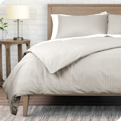 Pinstripe - Stone/White-