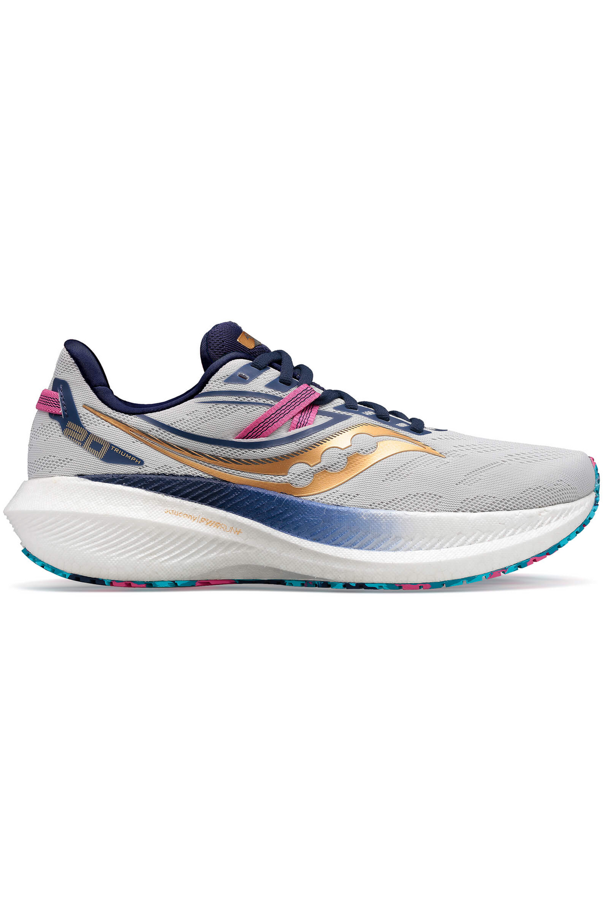 SAUCONY Woen's Triuph 20 Running Shoe, Prospect Glass, 9