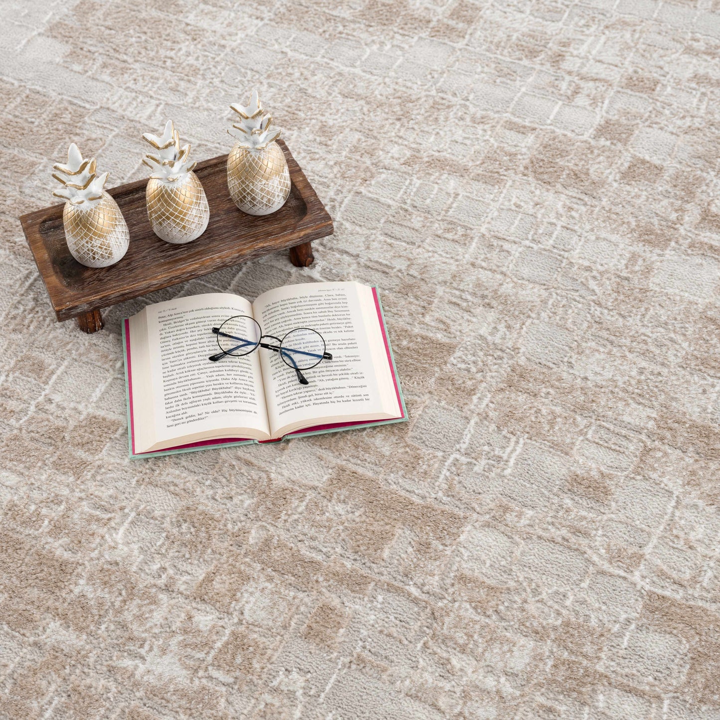 Liveri Pink Mosaic Rug - Promo