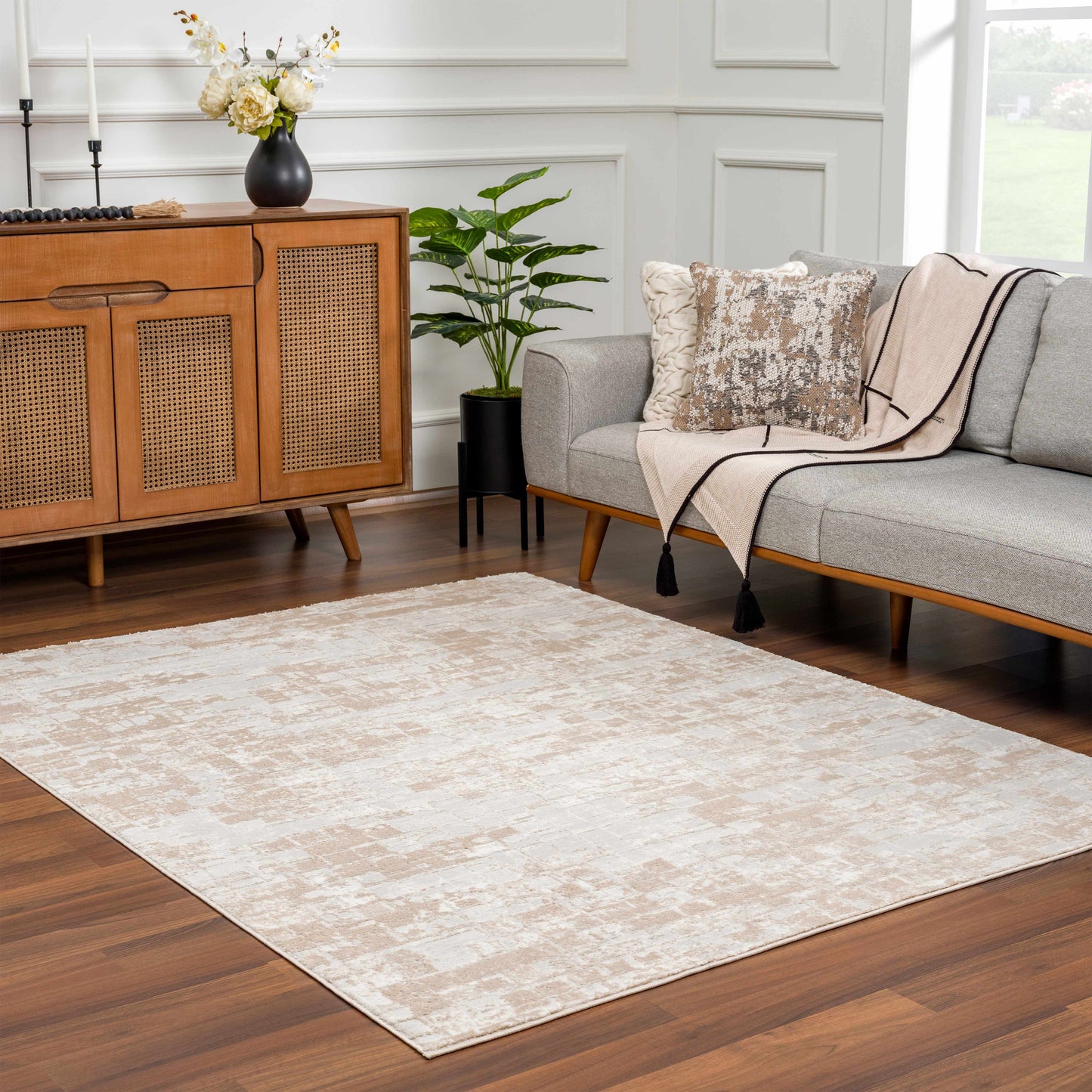 Liveri Pink Mosaic Rug - Promo