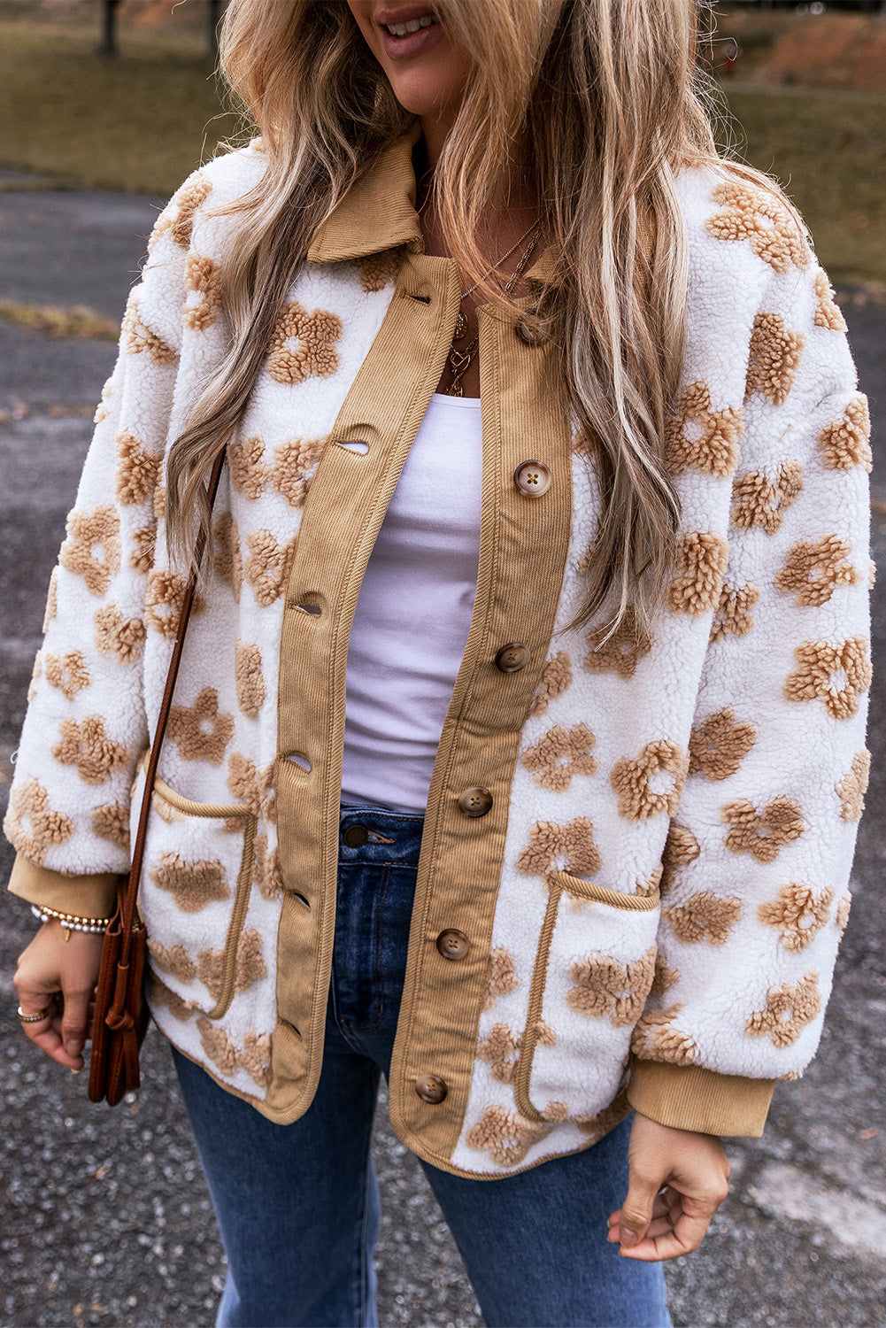 Elisa Pattern up Fleece Jacket