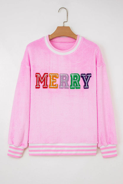 Naya Merry Graphic Plush Pullover