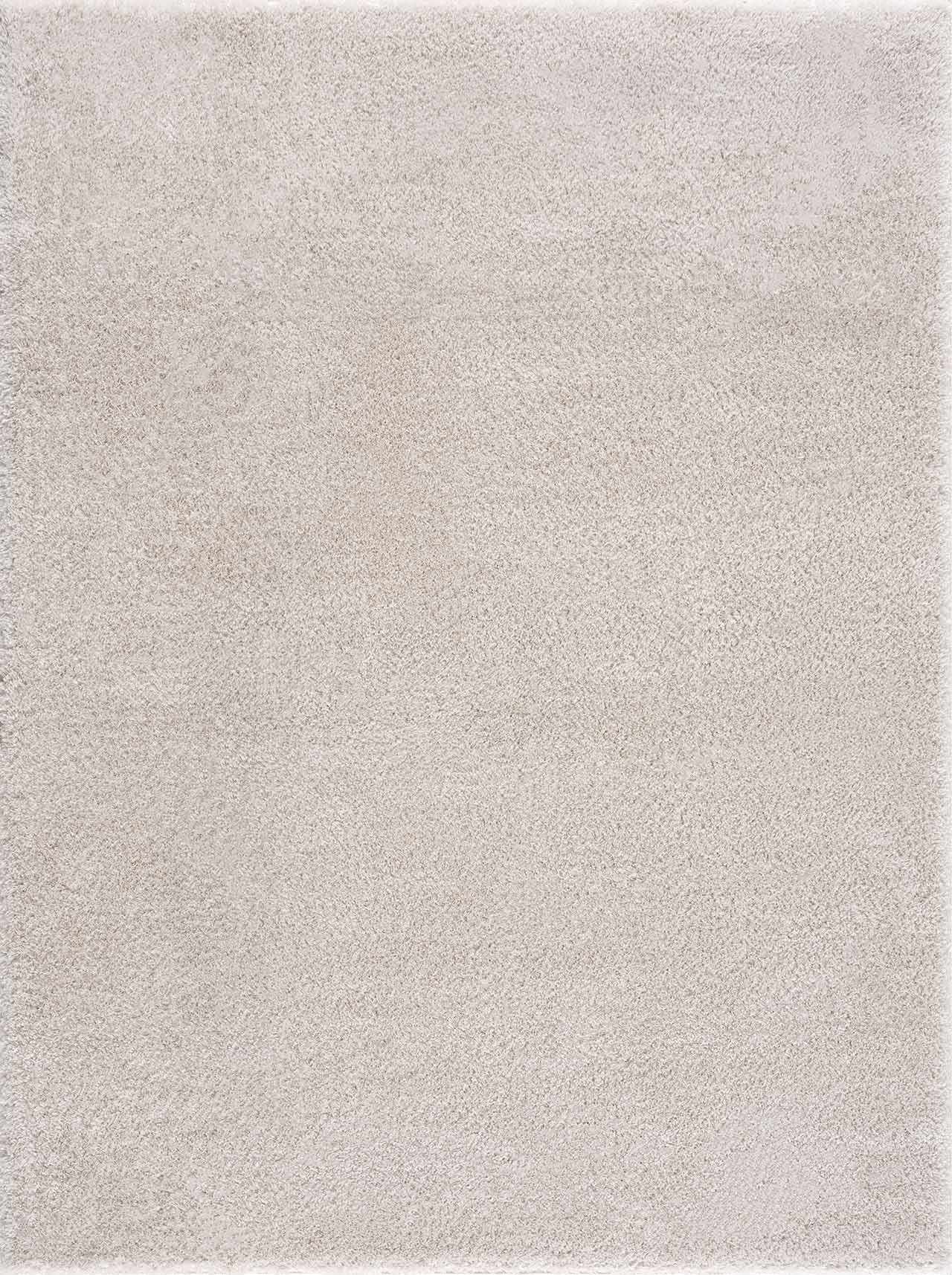 Velora Light Beige Wavy Abstract Modern Minimalist Polyester Machine Woven Area Rug - Clearance