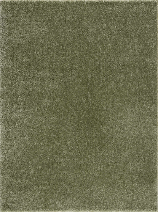 Heavenly Solid Green Plush Rug - Clearance