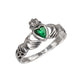 CZ Heart Claddagh