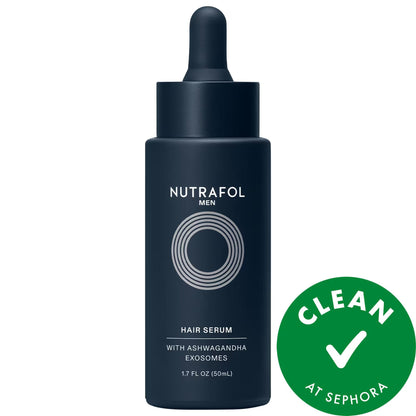 Nutrafol Men's Hair Serum for Thinning Hair - Natural, Vegan, and Gluten-Free Solution for Hair Density and Strength