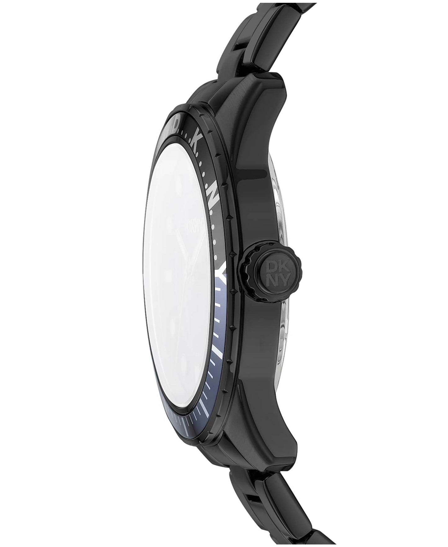 Dkny Men Watch, Black Color Case, Black Dial, Black Color Metal Bracelet, 3 Hands Date, 10 Atm-4