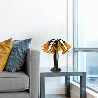 Amber/ Brushed Bronze-
