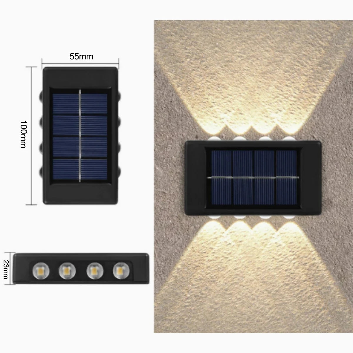 8LED-Warm LIGHT-