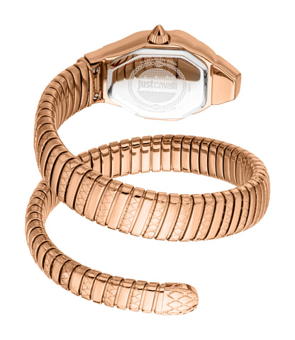 Just CAVALLI Women Watch, Rose Gold Color Case, Rose Gold Dial, Rose Gold Color Metal Bracelet, 2 Hands, 3 Atm-5