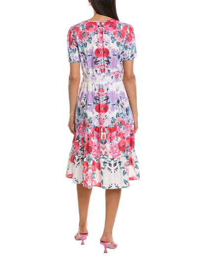 RED PINK 2040-1 PRINT-