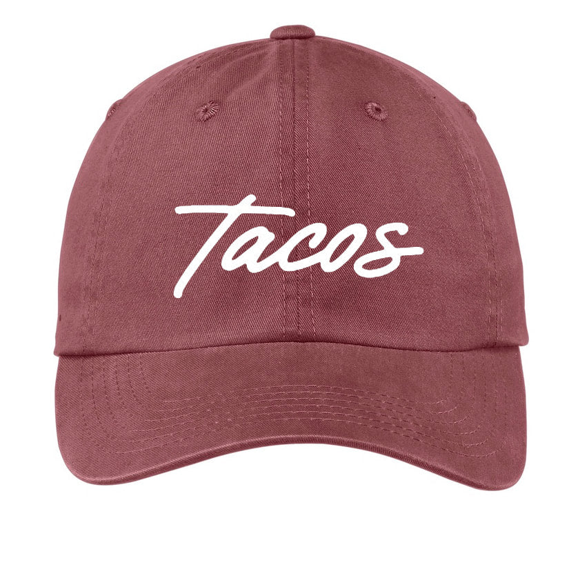 Frankie Jean Tacos Cursive Baseball Cap