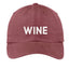 Washed maroon
