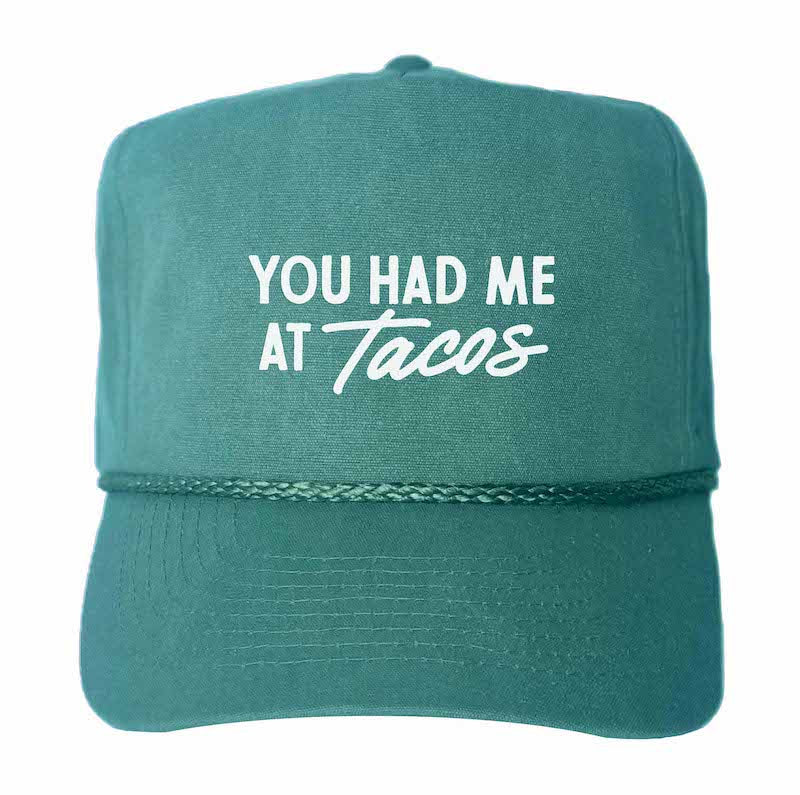 Frankie Jean You Had Me At Tacos Canvas Trucker