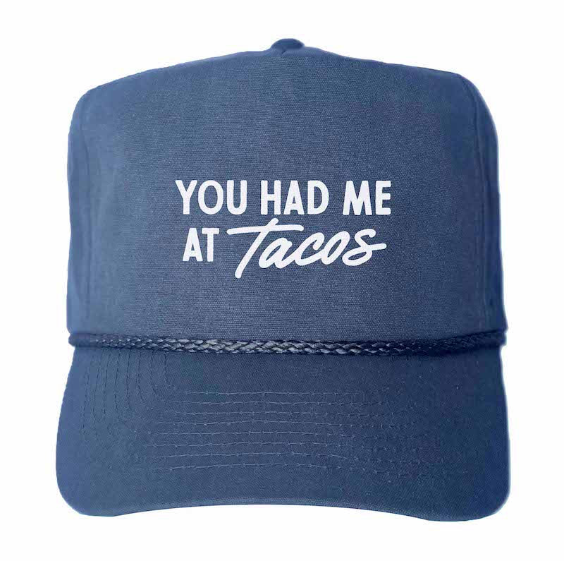 Frankie Jean You Had Me At Tacos Canvas Trucker