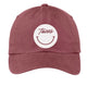 Washed maroon