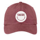 Washed maroon