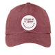 Washed maroon