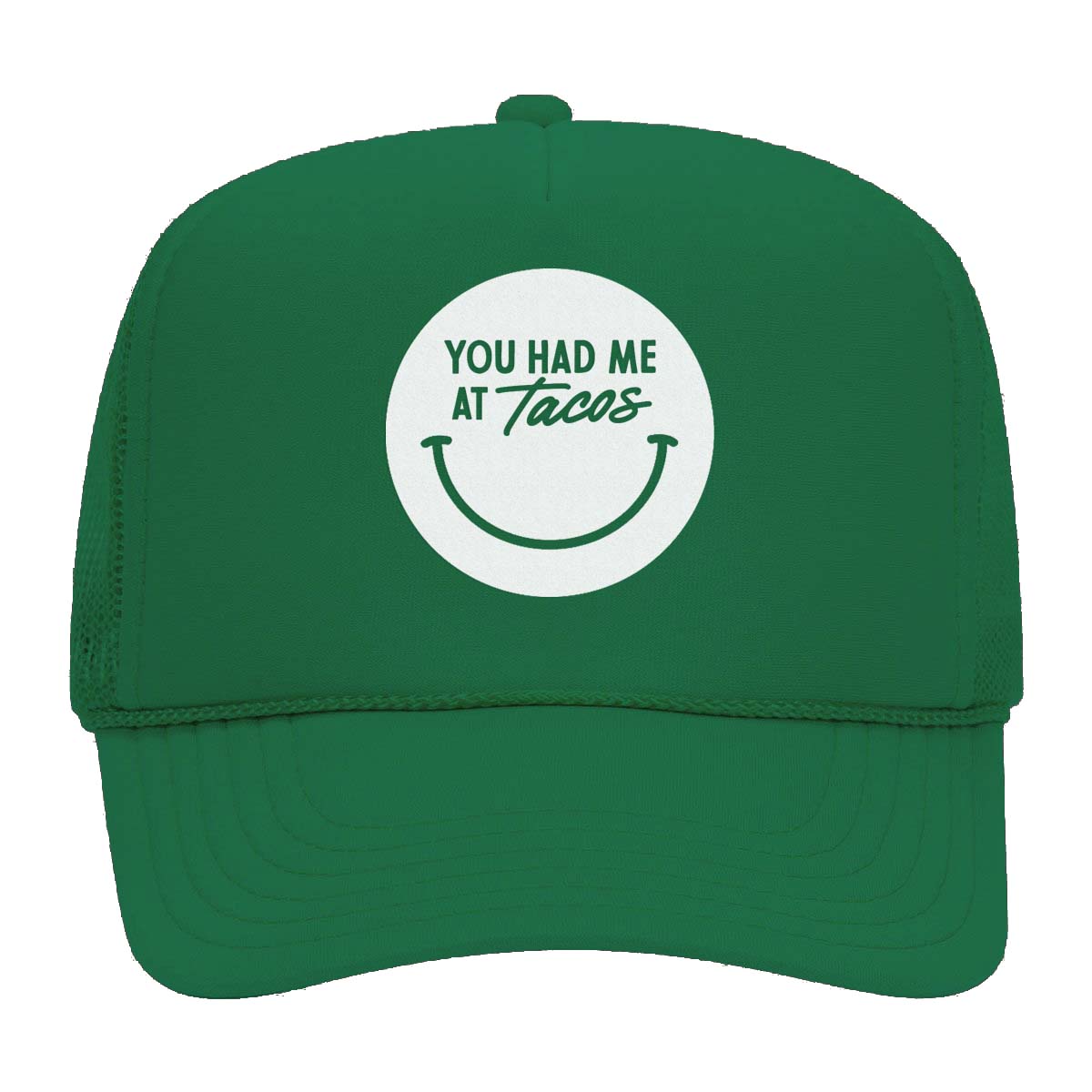 Frankie Jean You Had Me at Tacos Smile Foam Snapback