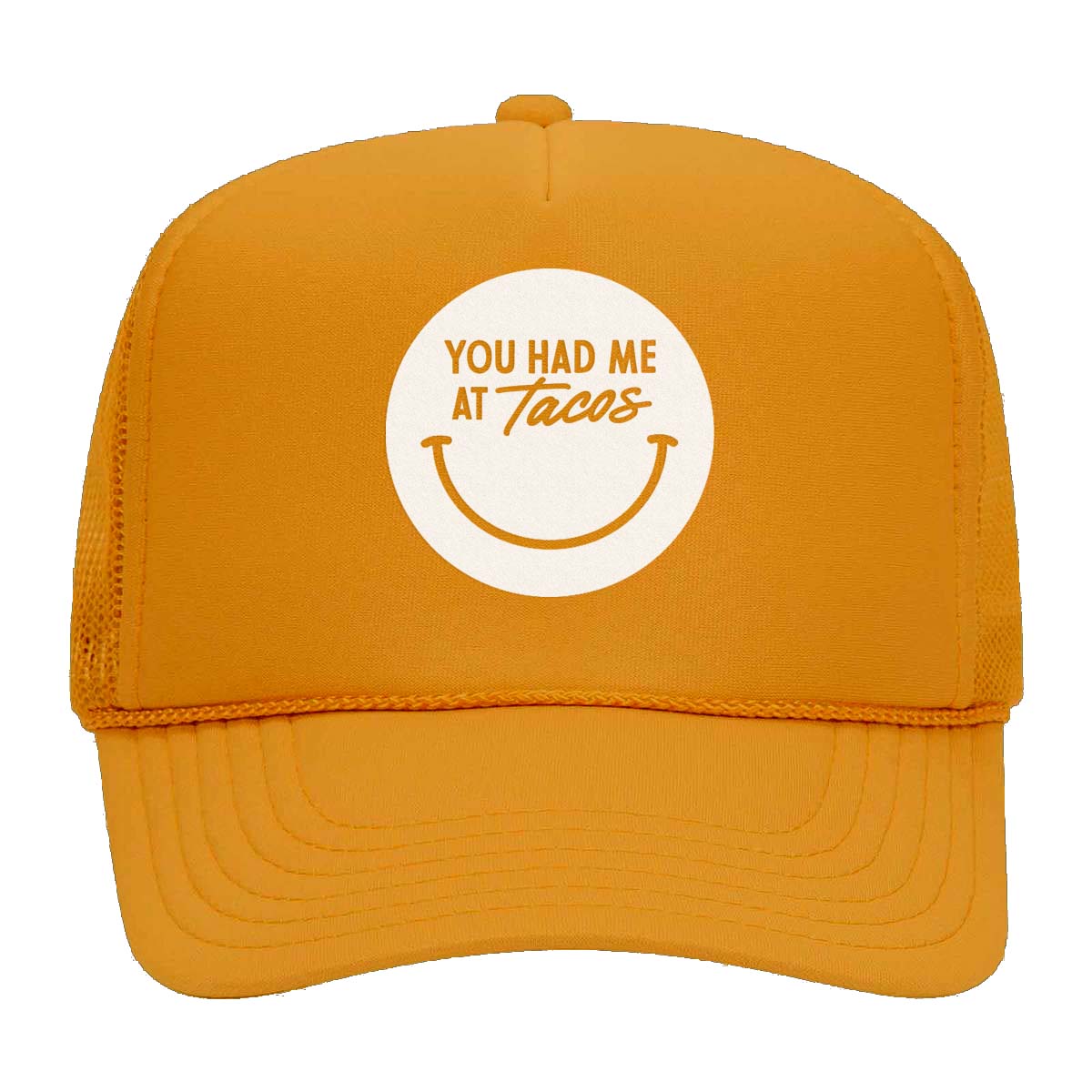Frankie Jean You Had Me at Tacos Smile Foam Snapback
