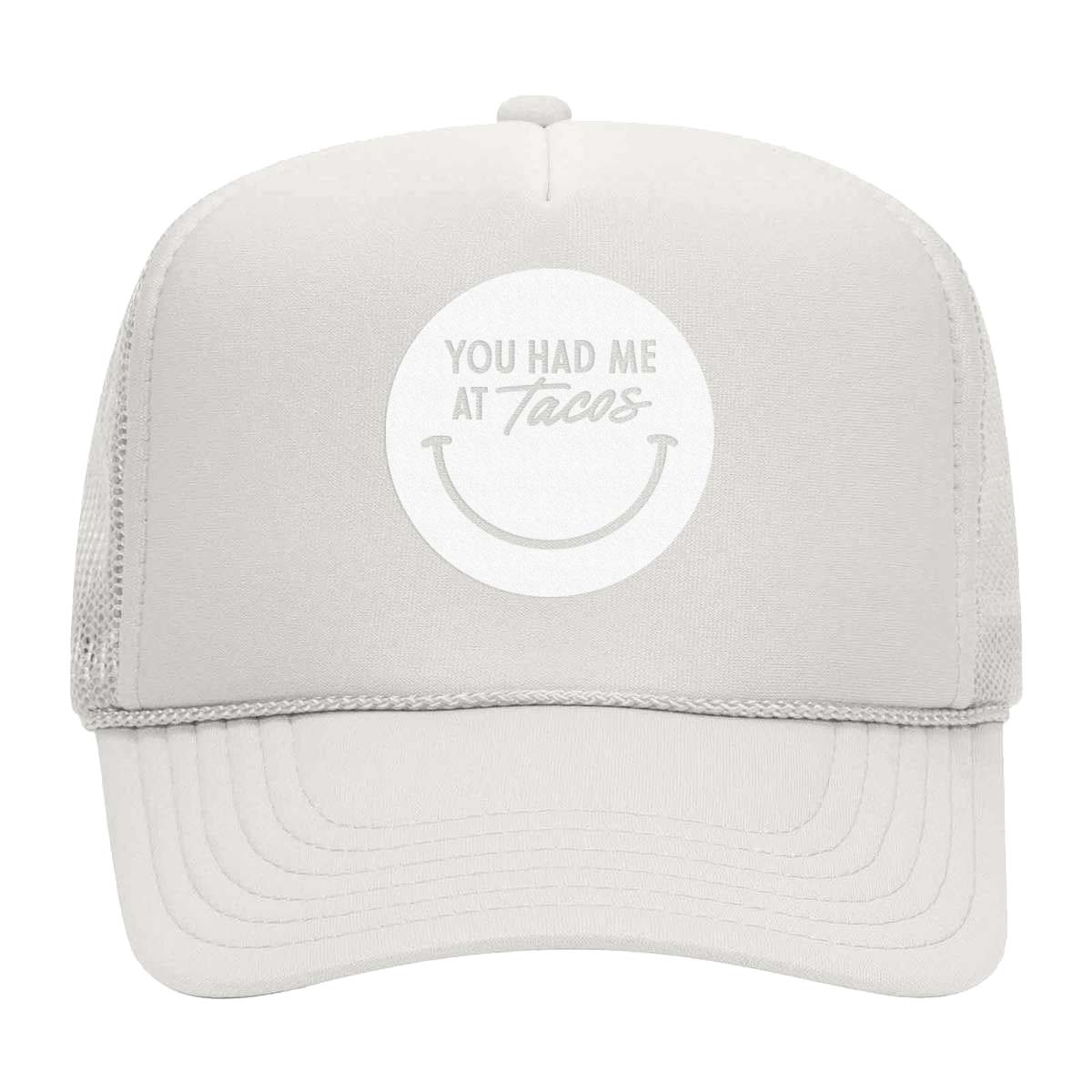 Frankie Jean You Had Me at Tacos Smile Foam Snapback