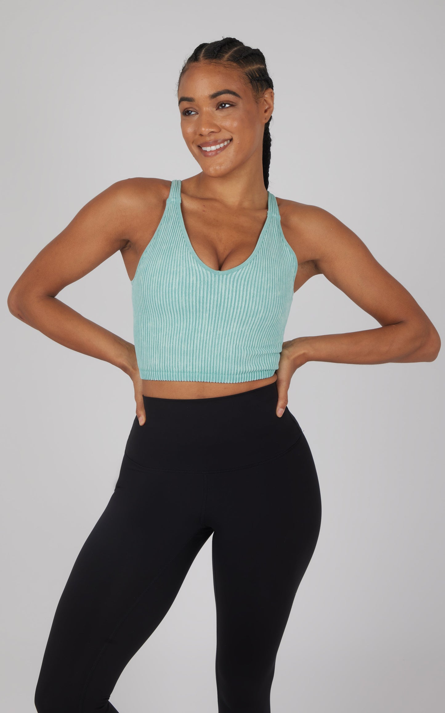2 PK Stone Wash V-Neck Tank - Our Stone Story