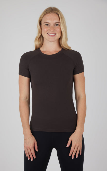 Seamless Active Short Sleeve Top - Our Earthy Story