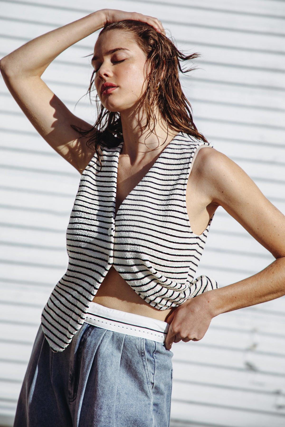 Pretty on Point Knit Vest