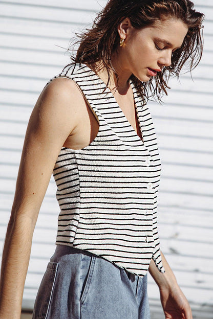 Pretty on Point Knit Vest