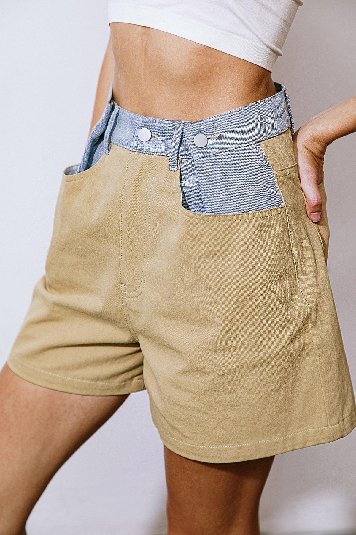 Major Mood Denim Twill Shorts