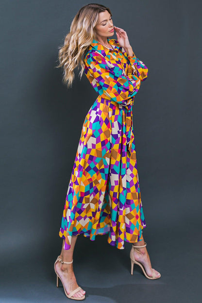 Change in the Air Woven Midi Dress