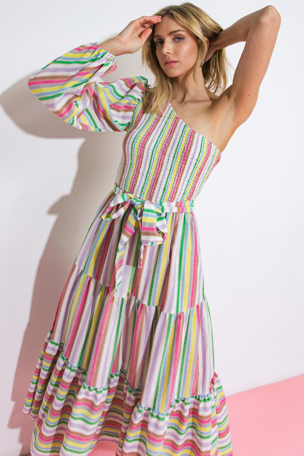 No Matter Where I Go Woven Midi Dress
