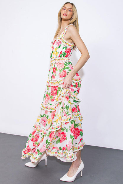 Pulling Heartstrings Woven Maxi Dress