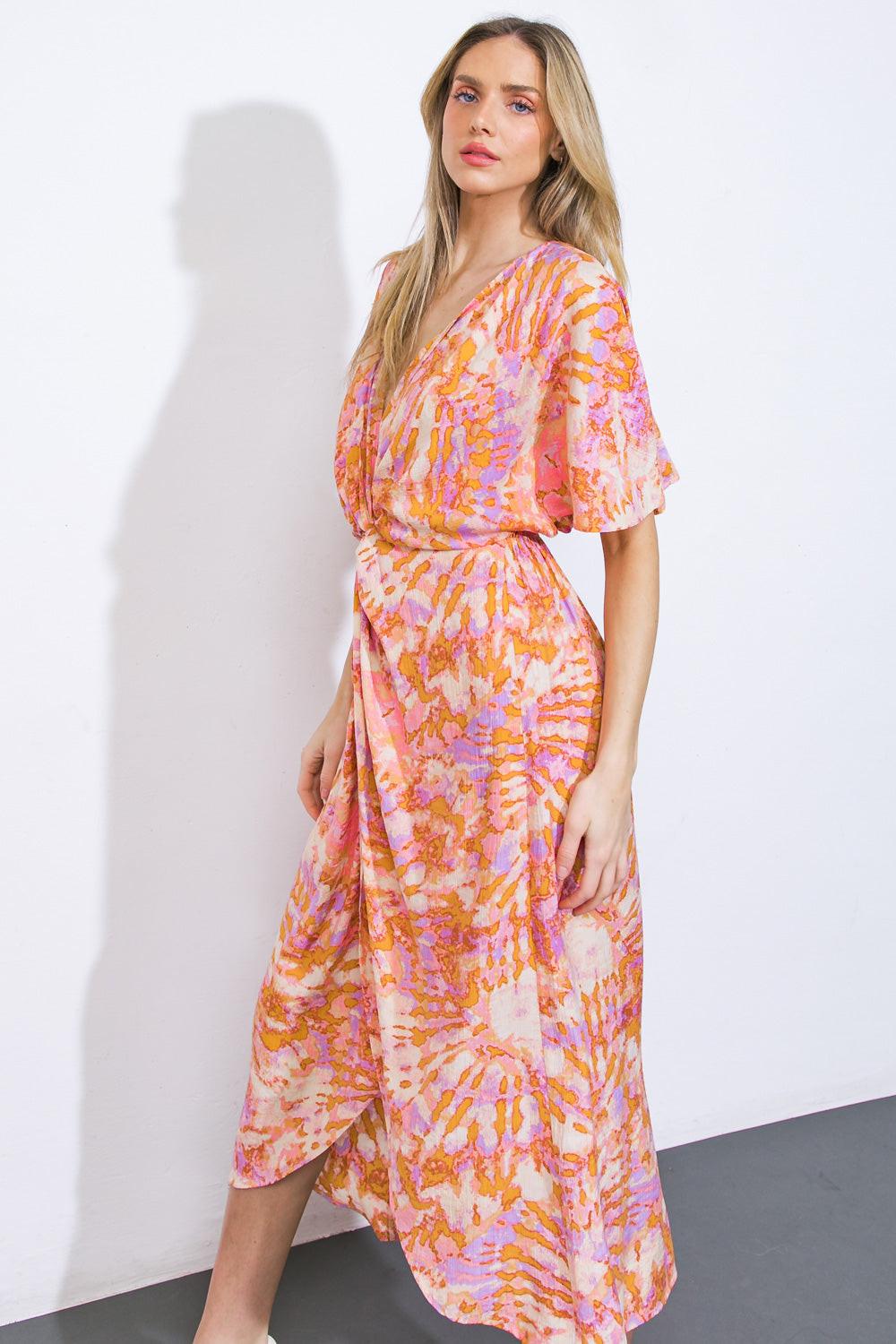 Most Wonderful Time Woven Midi Dress