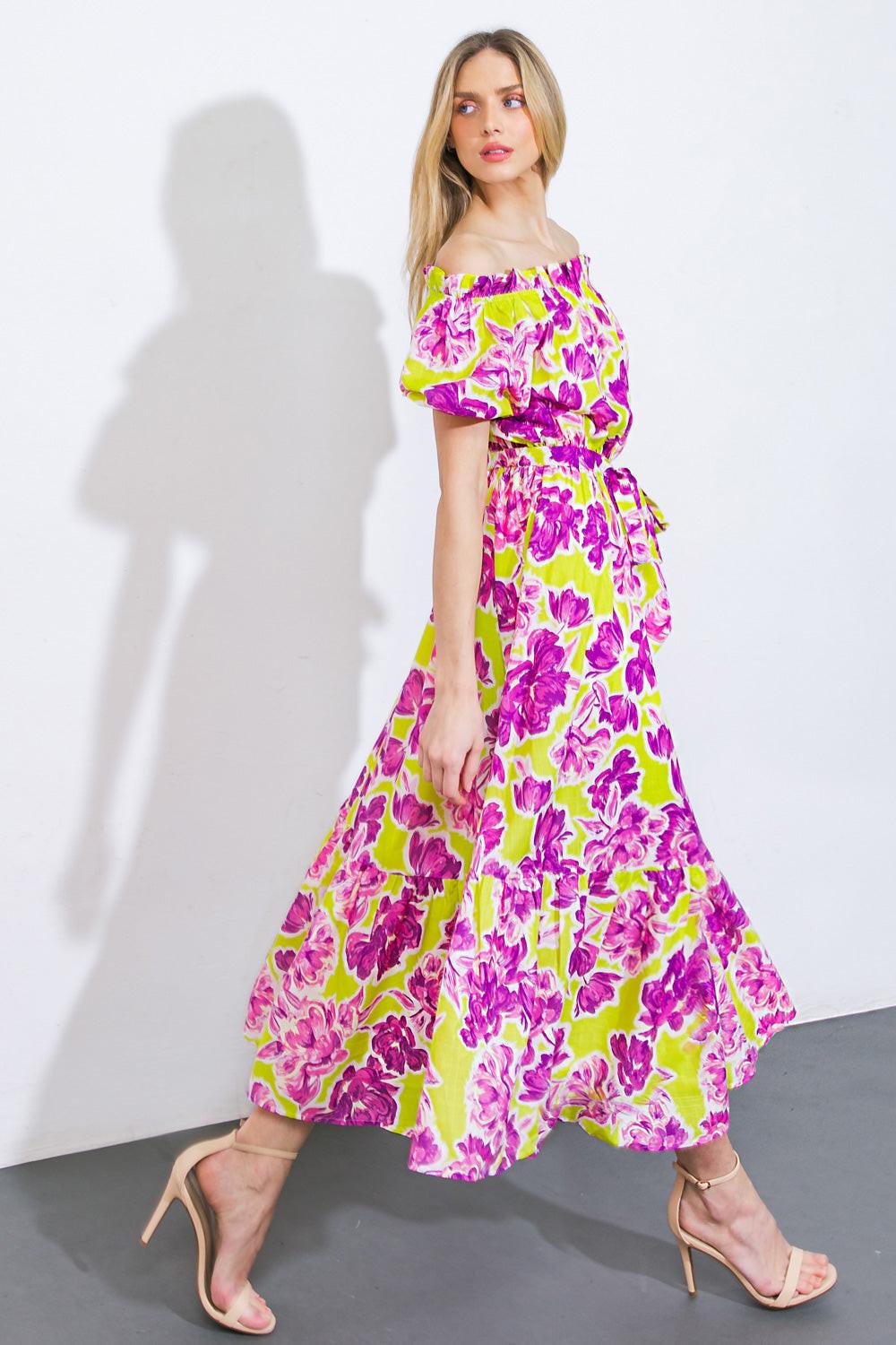 I'm in Charge Woven Midi Dress