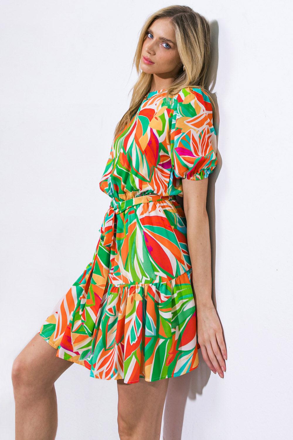 Time to Start Woven Mini Dress