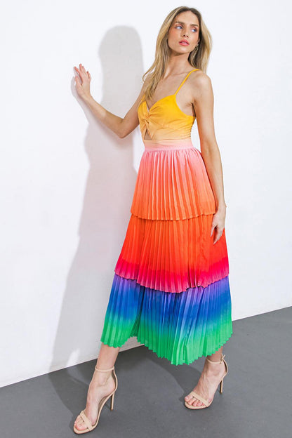 Seeing You Again Woven Midi Dress