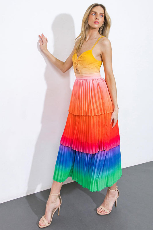 Seeing You Again Woven Midi Dress