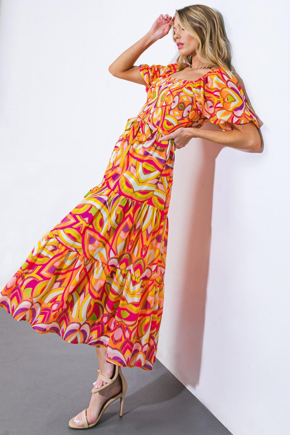 It's Your Place Woven Midi Dress