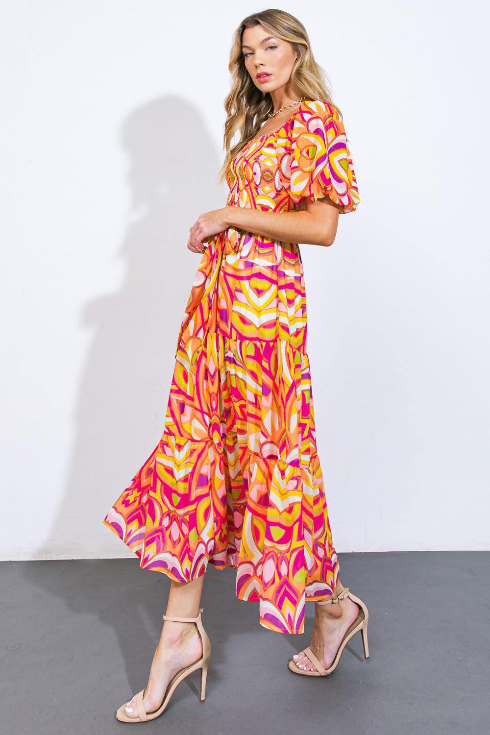 It's Your Place Woven Midi Dress