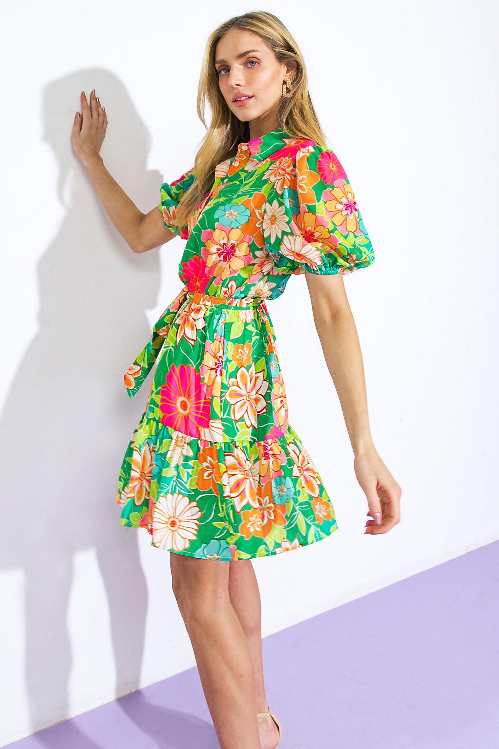 Swing of Things Woven Mini Dress