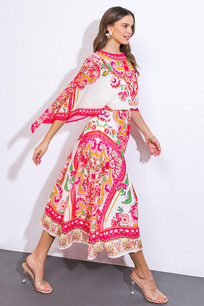 Stuck on You Woven Midi Dress