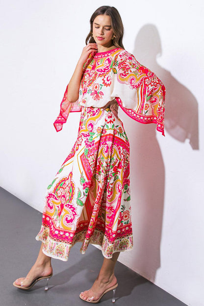 Stuck on You Woven Midi Dress