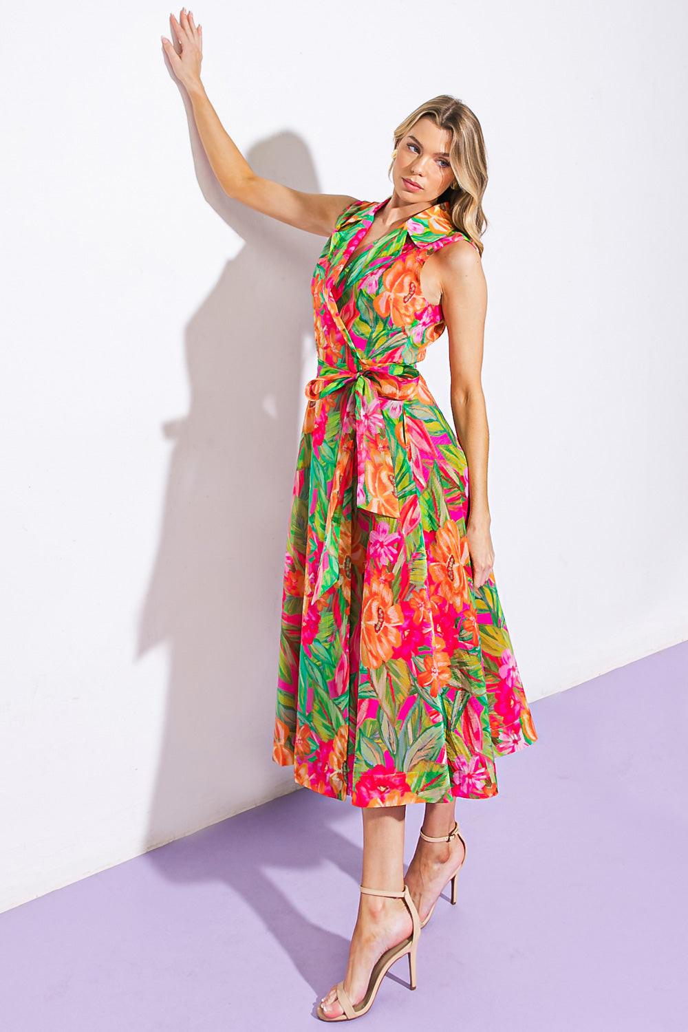 Everyday Dreams Woven Midi Dress