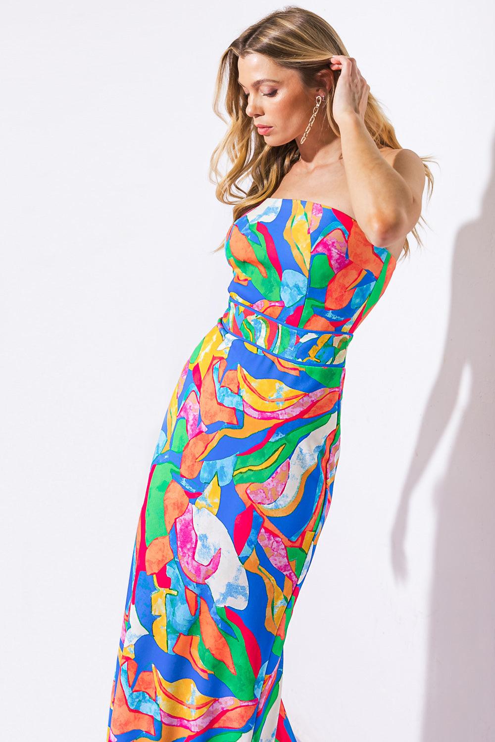 Seeking Sun Ponti Midi Dress