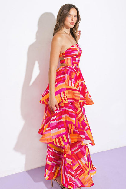 Evening Breeze Woven Maxi Dress