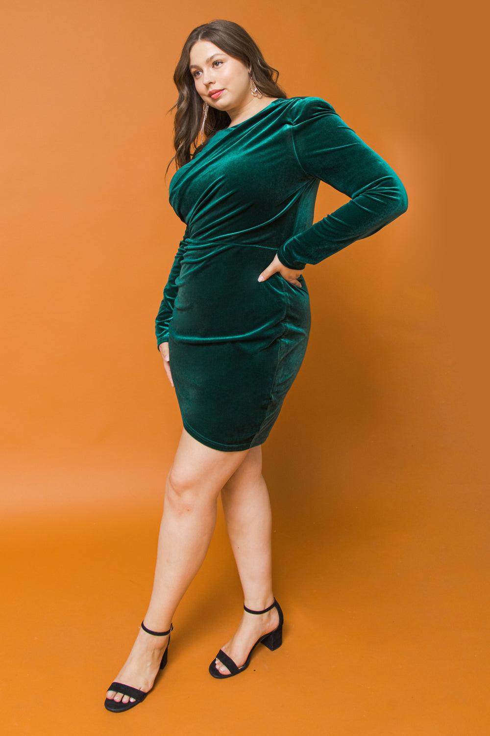 I'm Enchanted Velvet Mini Dress