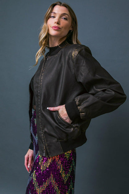My Greatest Joy Leather Jacket