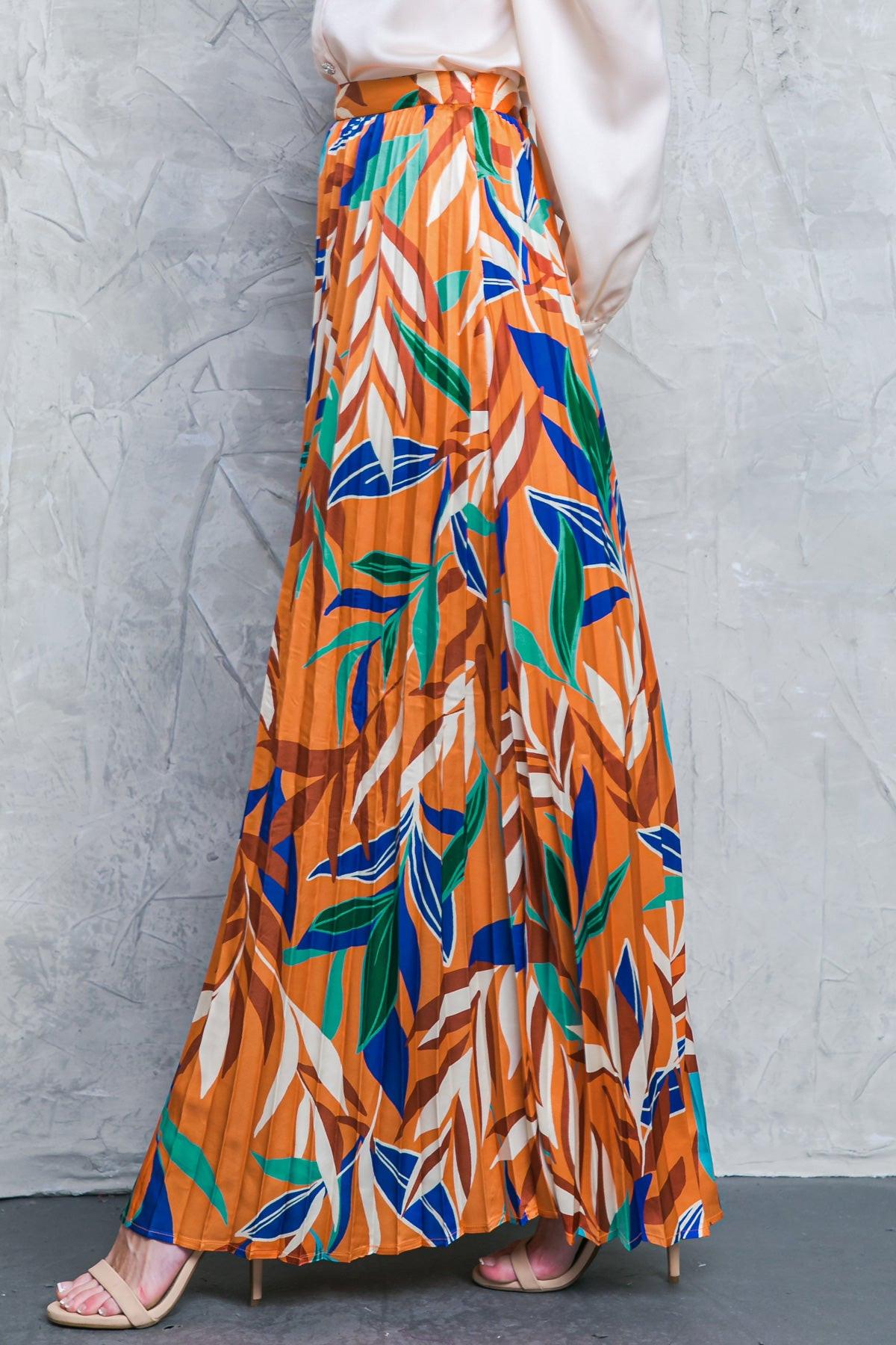 Feels Like Fall Woven Maxi Skirt