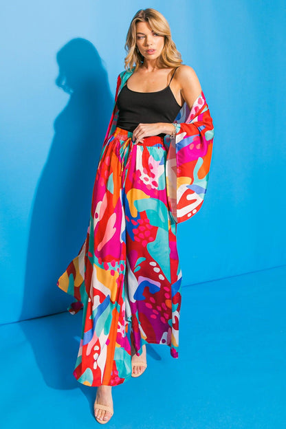Cancun Getaway Satin Pants